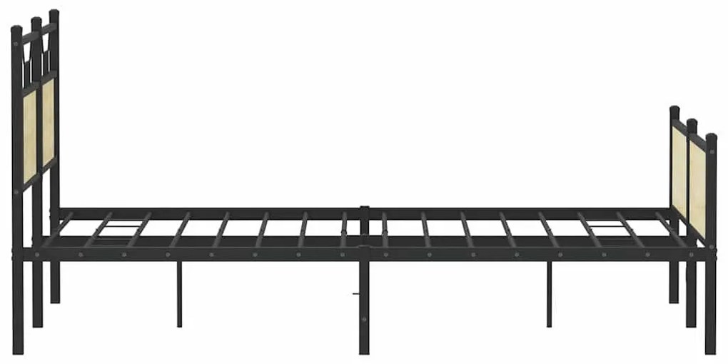 sonoma tölgy színű szerelt fa ágykeret matrac nélkül 137x190 cm