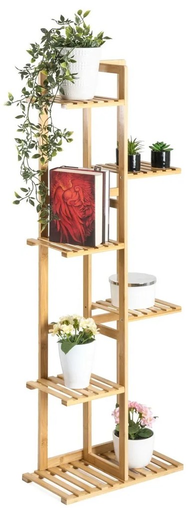 G21 virágállvány 6 szintes, bambusz