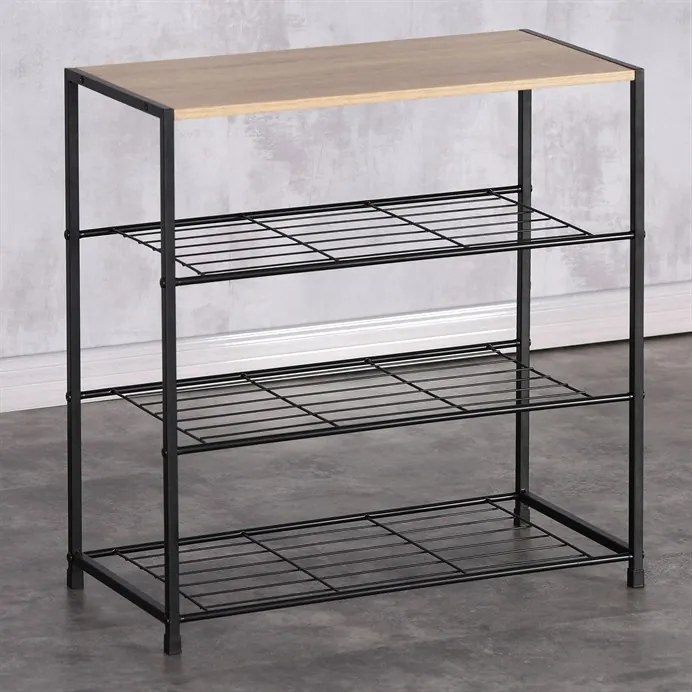 Barna MDF Cipős Szekrény. GD-414 OAK