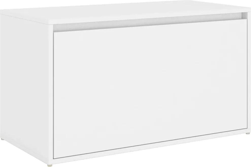 vidaXL fehér szerelt fa előszoba pad 80 x 40 x 45 cm