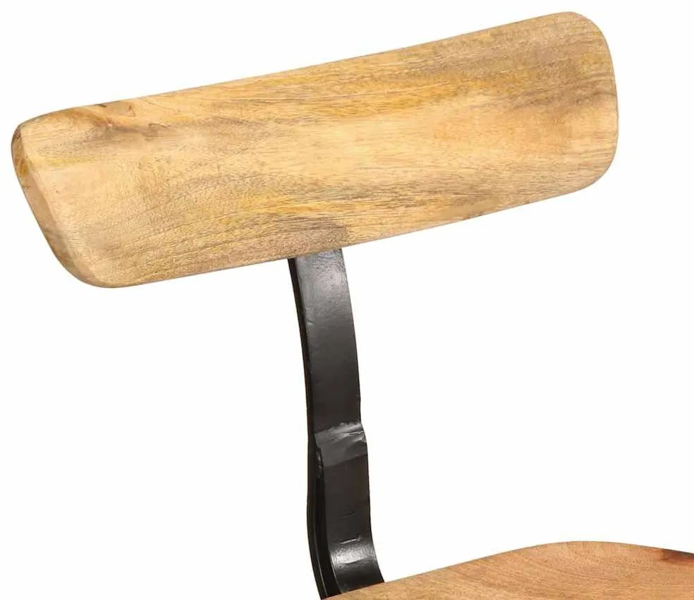 vidaXL bárszékek 2 db 49x43x103 cm tömör fa Mango