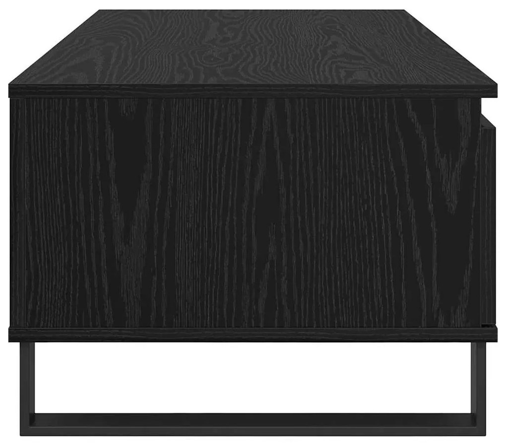 Dohányzóasztal fiókkal Musta tammi Faanyag