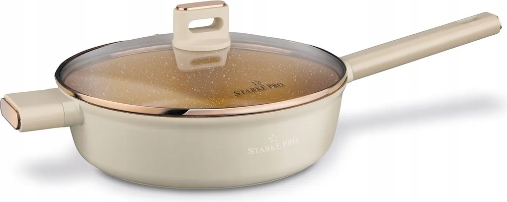 Starlet Beige hagyományos Starke Pro serpenyő 12 cm non-stick