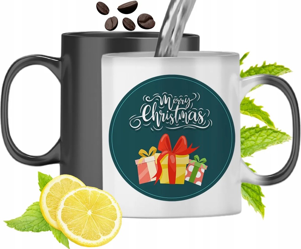 Mágikus Karácsonyi Színváltó Bögre fényképes nyomtatással