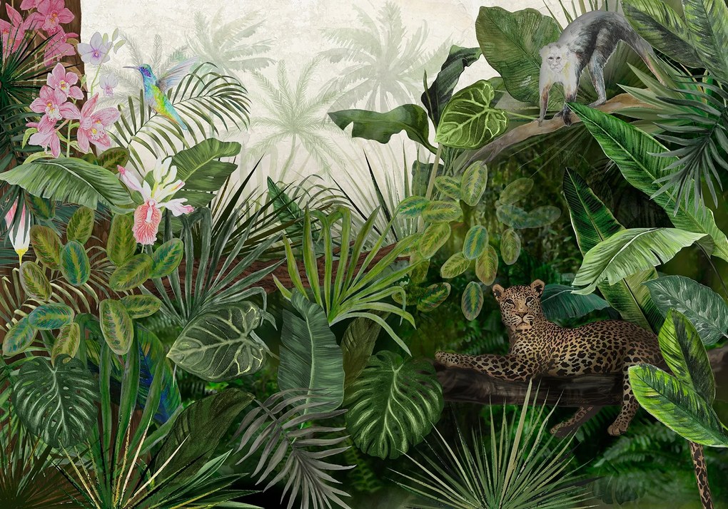 Fotótapéta levelek dzsungel Amazonia flizelina m2