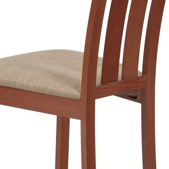 Étkezőszék, barna, tömör fa, BC-2602 TR3