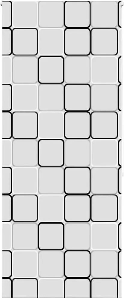 vidaXL zuhanyzó redőny 90x240 cm szövet szélessége 86 cm