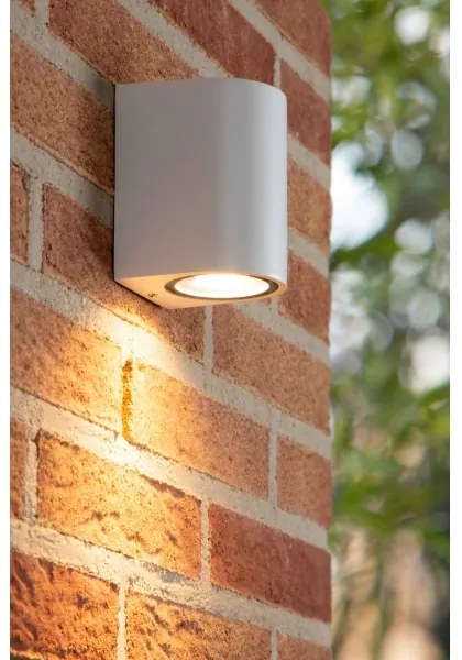Lucide 69801/01/31 - Kültéri fali lámpa ZARO 1xGU10/35W/230V IP44 fehér