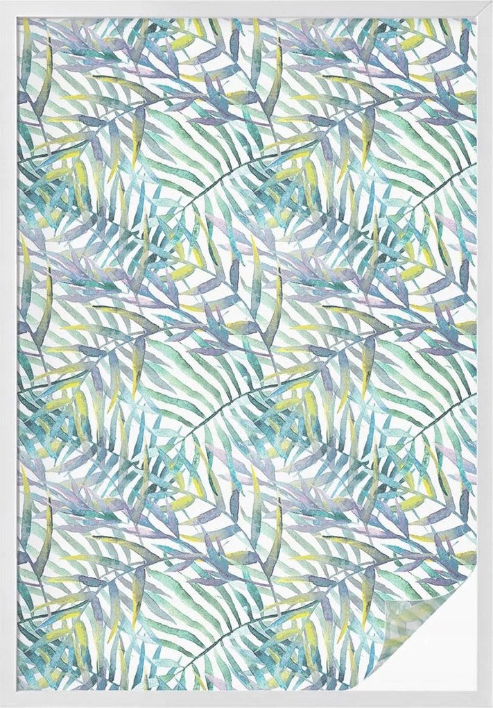 Ablakfólia öntapadós adatvédelem Trópusi akvarell 100x146