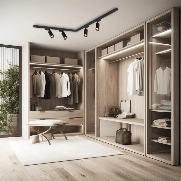 Spotlámpa sínrendszerrel PIPE 4xGU10/10W/230V fekete