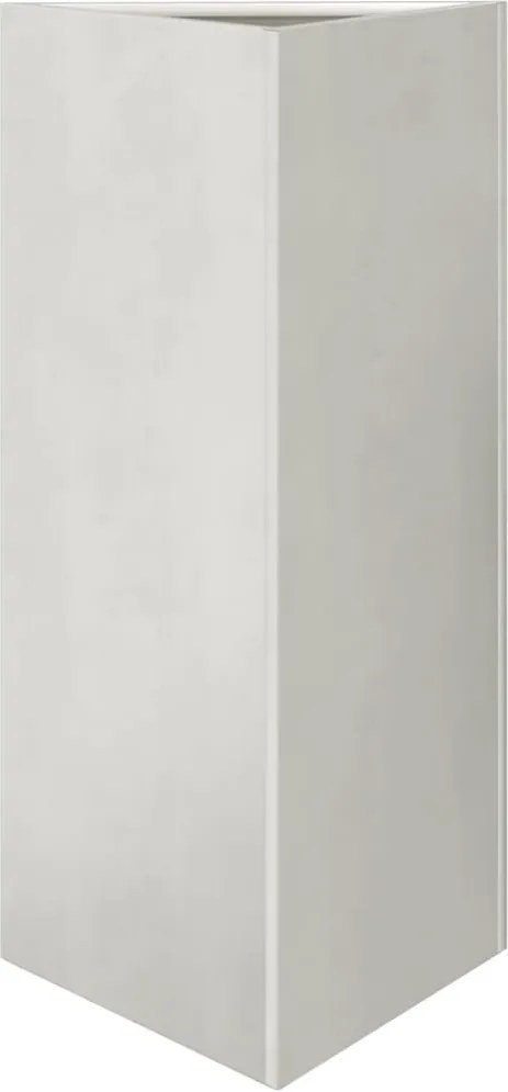 vidaXL rozsdamentes acél háromszög alakú kerti ültető 40x34,5x70 cm