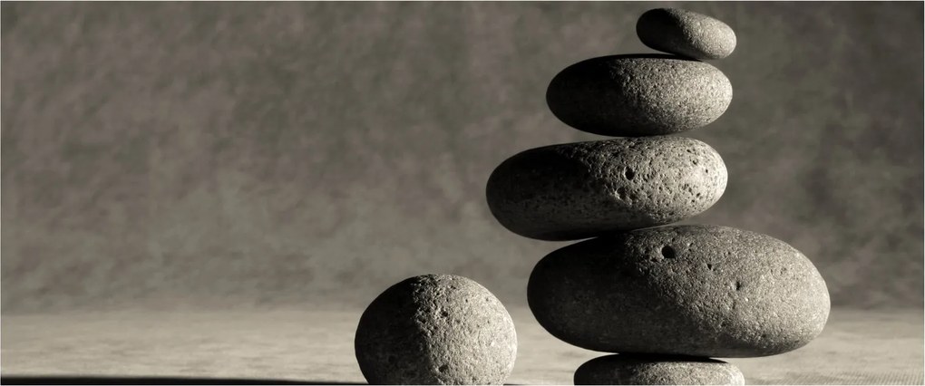 Kép - Szürke kövek (120x50 cm)