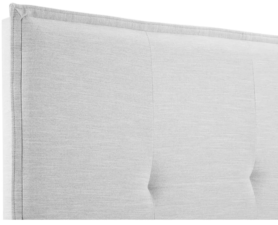 Krémszínű ágytámla 200x120 cm Monica – Milo Casa