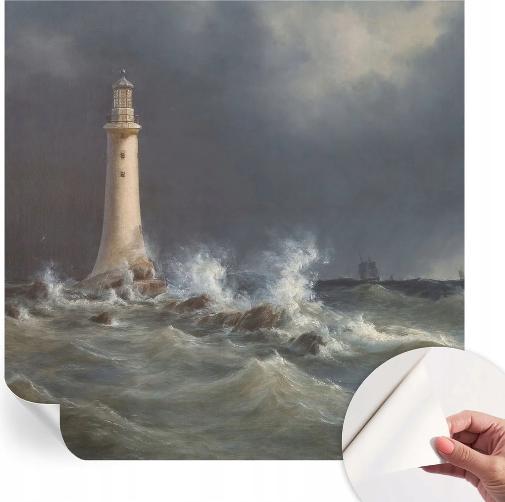 Fotótapéta Öntapadós Dekoratív tapéta Tengeri viharok 250x250 cm