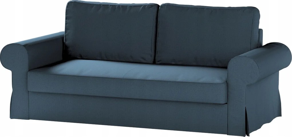 Dekoria Backabro 3 személyes kinyitható kanapé huzat Ikea kék