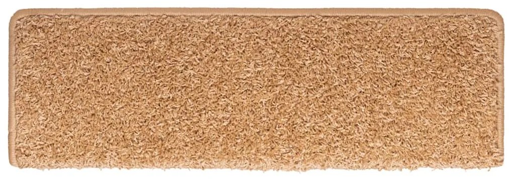 30 db bézs lépcsőszőnyeg 65 x 21 x 4 cm