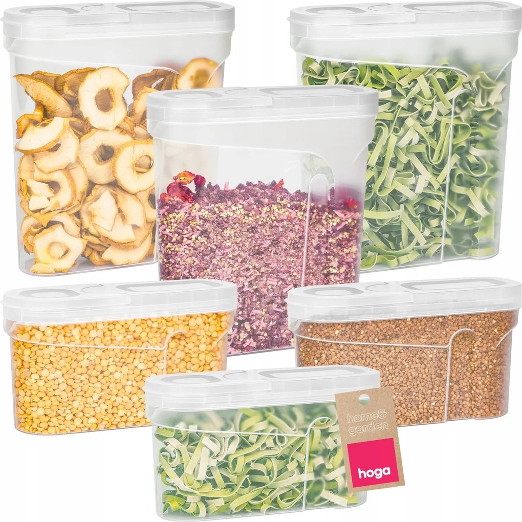 Hoga 1013 1014 Ömlesztett Anyag Tároló Doboz T 6db