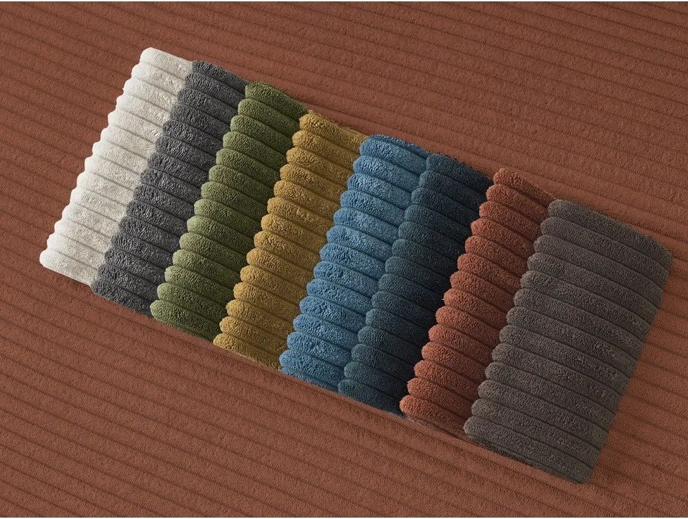 Narancssárga kordbársony kanapé 170 cm Giorgia – Bobochic Paris