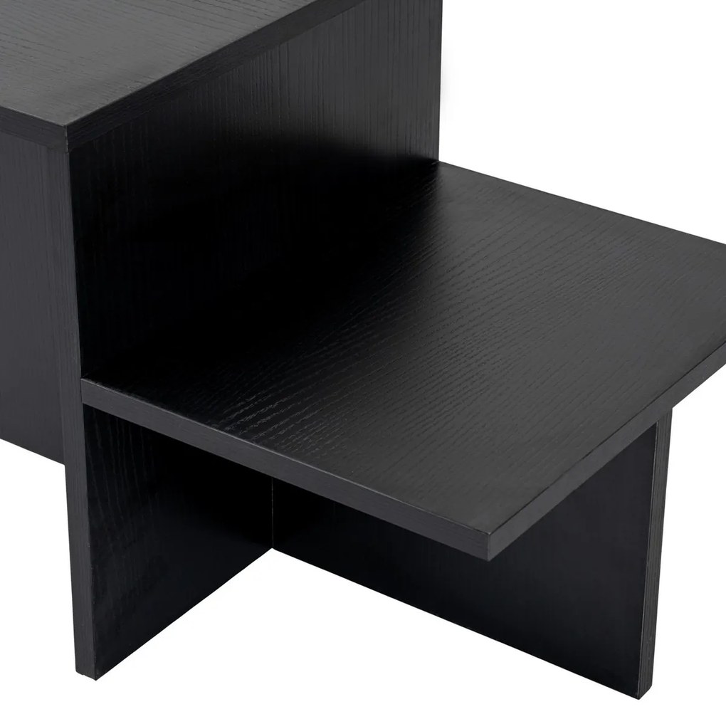 Harmony Wood Black dohányzóasztal