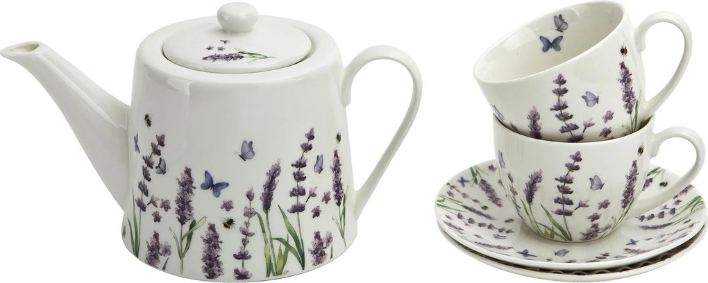 2 db 270 ml-es csésze 900 ml-es kancsó Classic Lavender szett