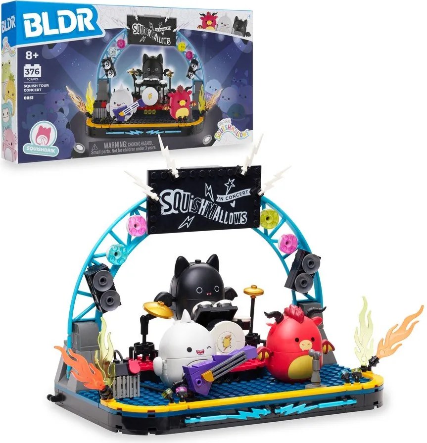 Építőjáték BLDR Concert – SQUISHMALLOWS