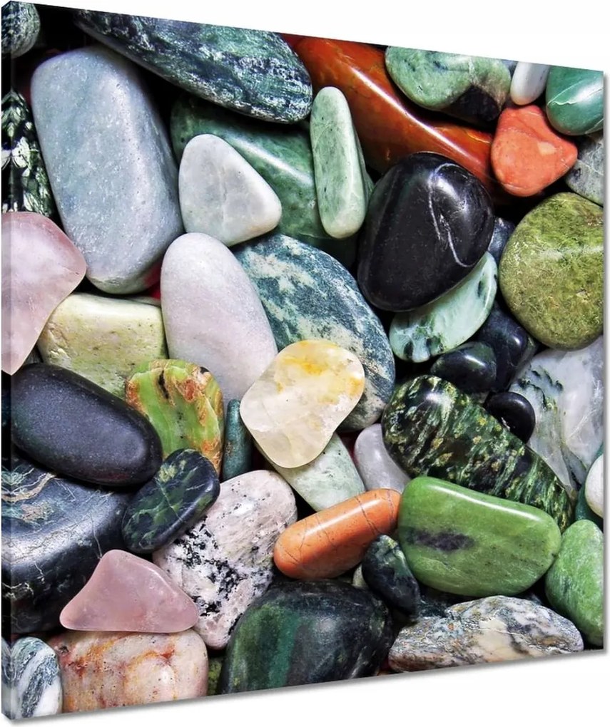 Vászonkép 60x60 Színes kövek
