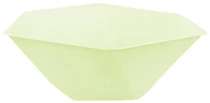 Zöld Vert Decor hatszögletű mélytányér 6 db-os 15,8 cm