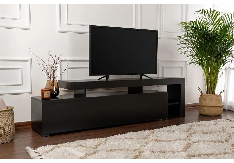 TV szekrény Beliz - Wood Black