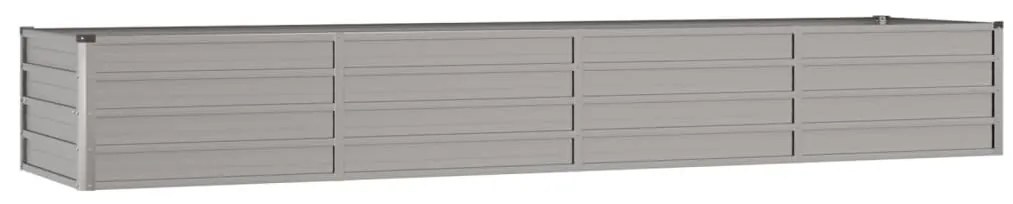 rozsda színű corten acél kerti magaságyás 320 x 80 x 45 cm