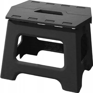 Összecsukható Műanyag Szék 22 CM Fekete Kerti Ház Szék