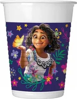 Disney Encanto Flower műanyag pohár 8 db-os 200 ml