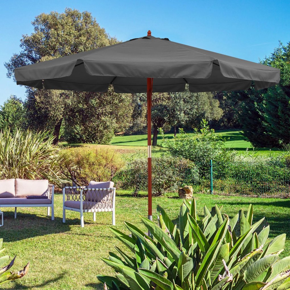 Kingsleeve® Kerti napernyő Ø 330 cm - antracit