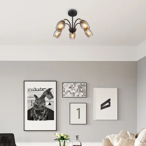 Globo 60297-5D - Csillár rúdon GERLY 5xE14/25W/230V