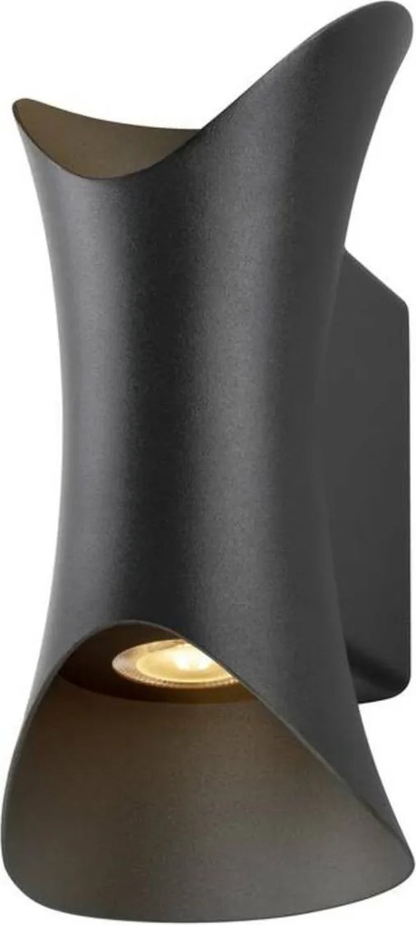 Big White Slv Modela fali lámpa, fel/le, 2700K, fázis, fekete 10078