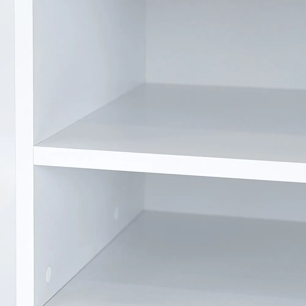 Miami éjjeliszekrény nyitott 40x40 cm fehér-fehér