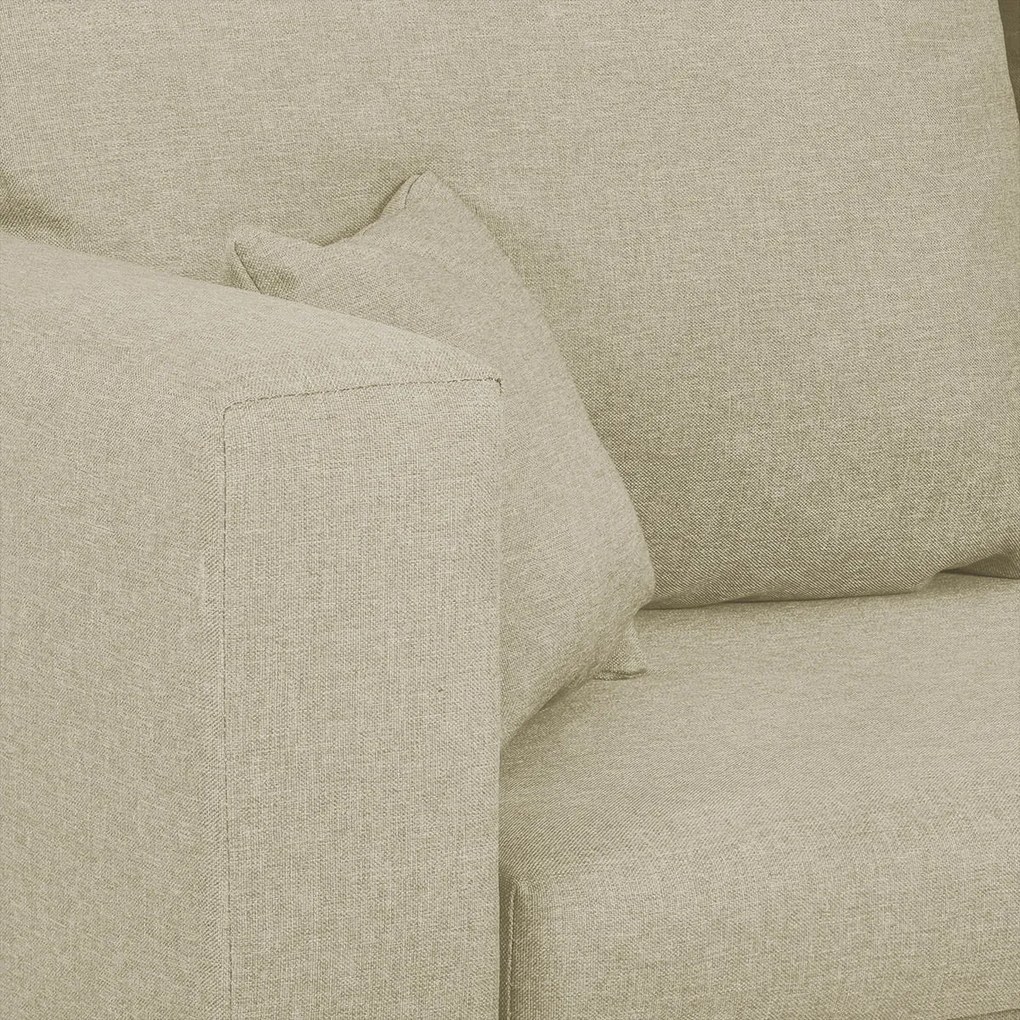 MONDI Kétszemélyes kinyitható kanapé Krém
