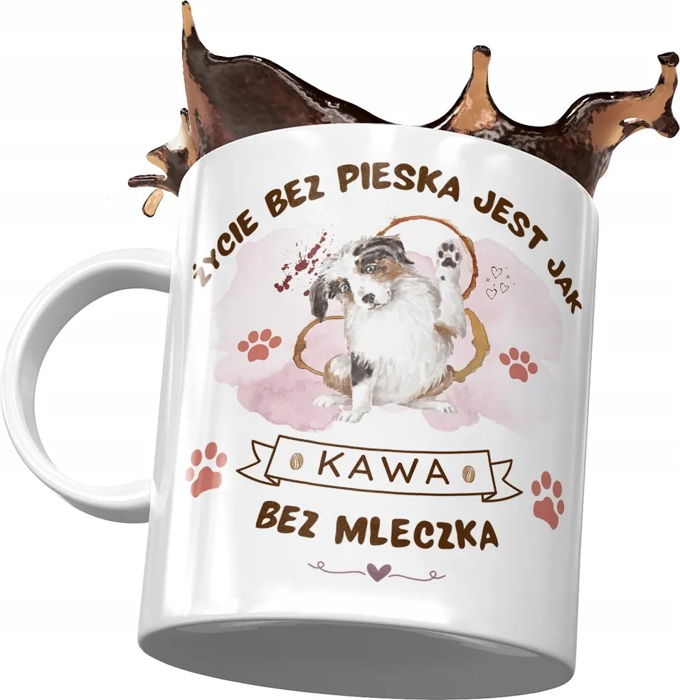 Kutyás bögre Kutyás aranyos ajándék fényképes nyomtatással