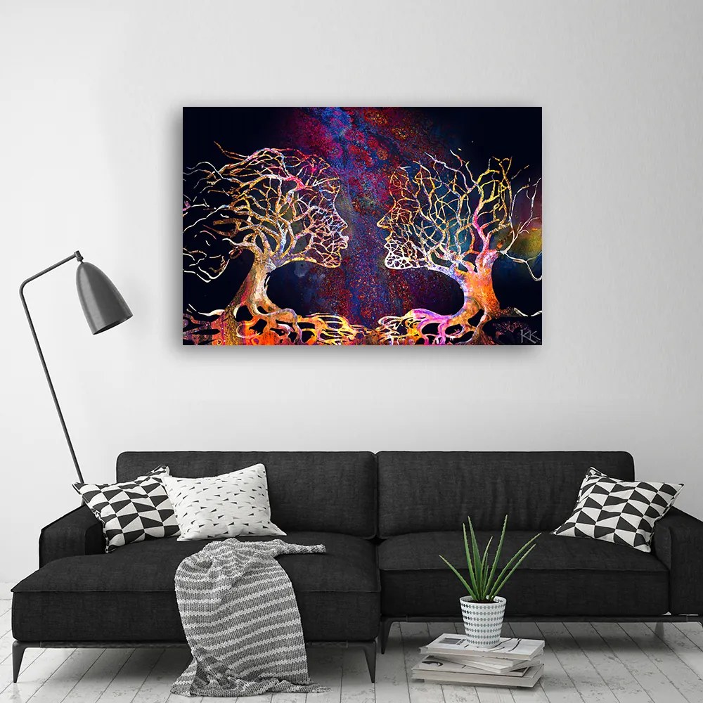 Gario Vászonkép Pár szerelmes fa Méret: 120 x 80 cm