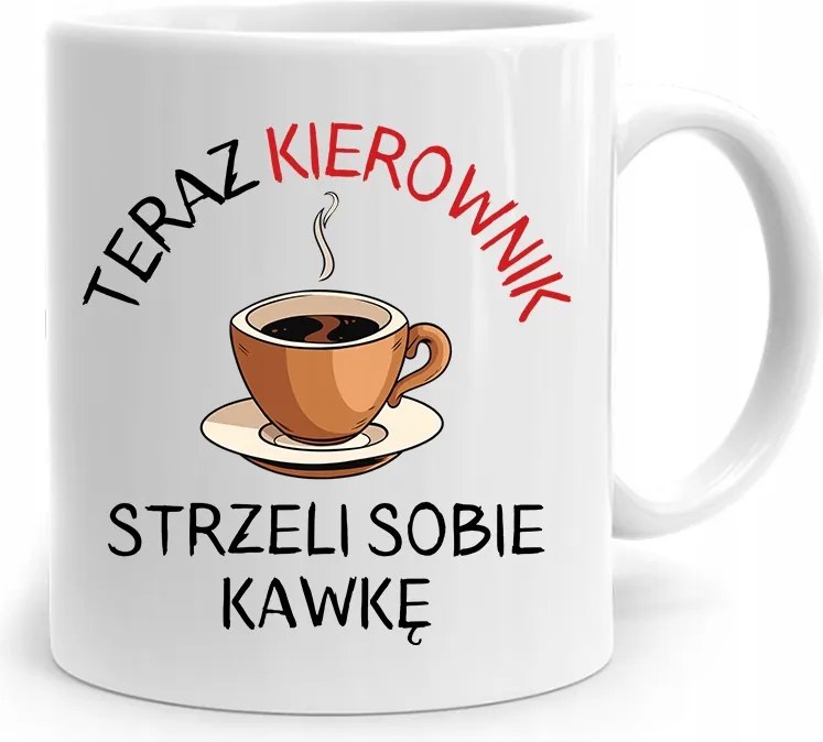 Ajándék Bögre A Vezetőnek, fényképes nyomott mintás Kávé