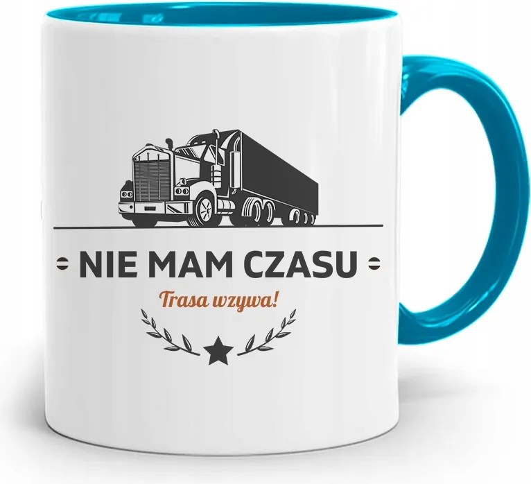 Kamionsofőrnek Tira Bögre Kék Ajándék fényképes nyomattal