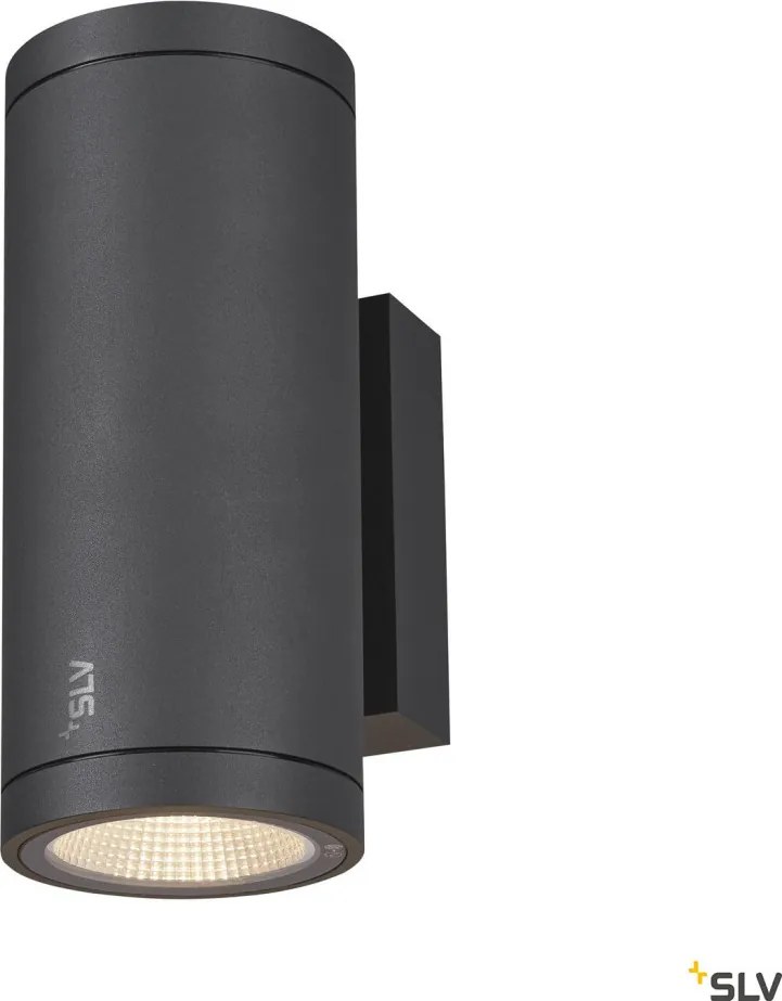 SLV 1003425 ENOLA ROUND Modern Kültéri Fali Lámpa Antracit, Átlátszó LED IP65