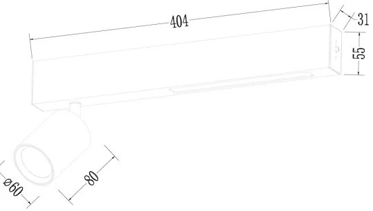 LED Spotlámpa MAGNET LED/5W/230V + 1xGU10/60W 3000/4000K fekete
