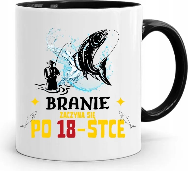 Születésnapra 18 18. 18. Bögre Fekete Ajándék fényképes nyomtatással