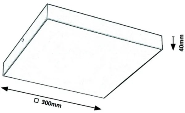 Rabalux - LED mennyezeti lámpa LED/24W/230V 2800-6000K IP44 fekete