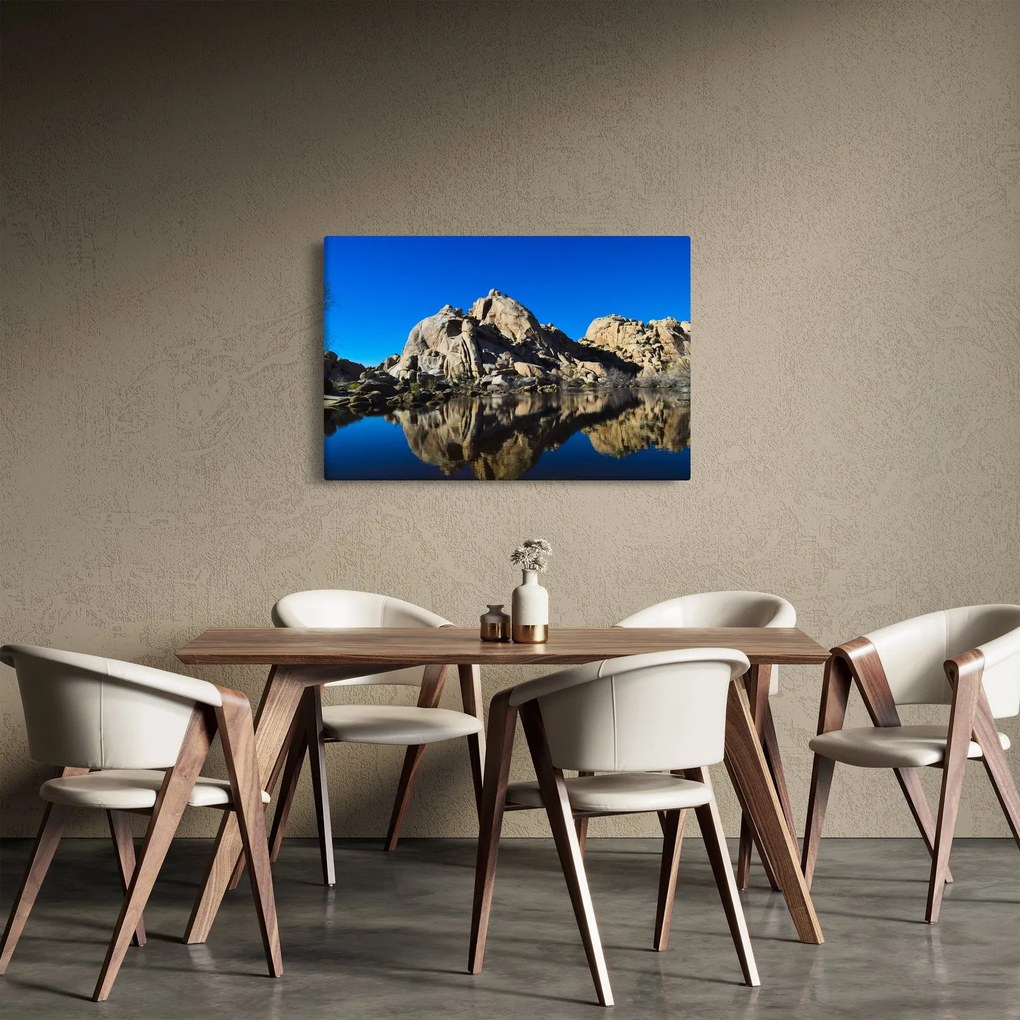 A tükröződő sziklák képe (90x60 cm)