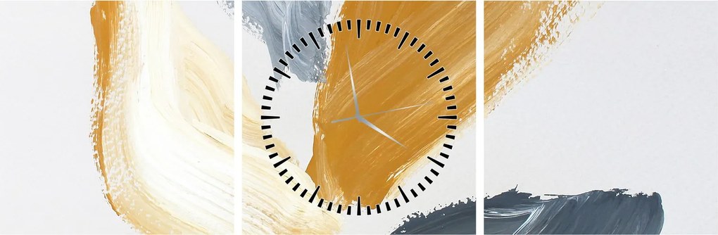 Kép - Minimalista festészet (órával) (90x30 cm)
