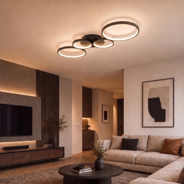 BRILAGI - LED mennyezeti lámpatest ECHO LED/40W/230V 4000K 32x90 cm fekete