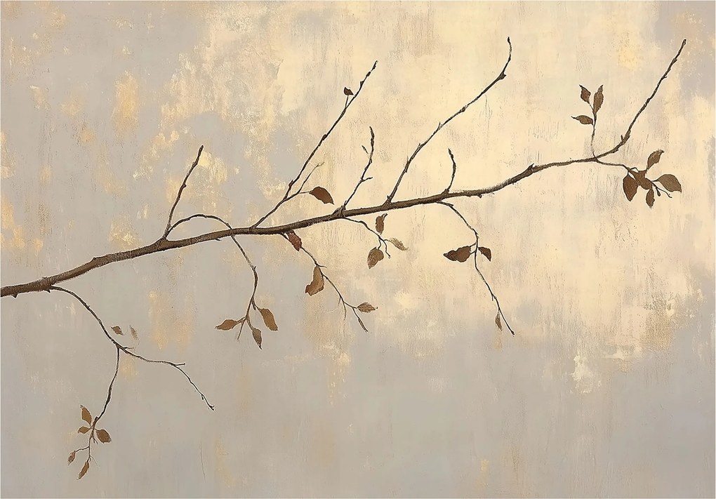 Fotótapéta Absztrakt Levelek Beton Hálószoba Nappali Tapéta Flizelina 350x250