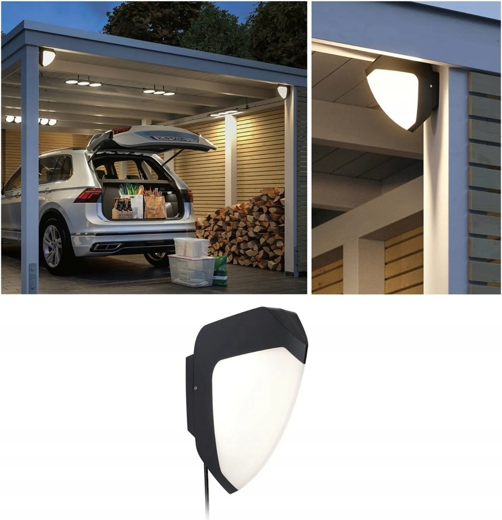 Paulmann Park Light Led kültéri fali lámpa Ikosea 5.6W 3000K IP44