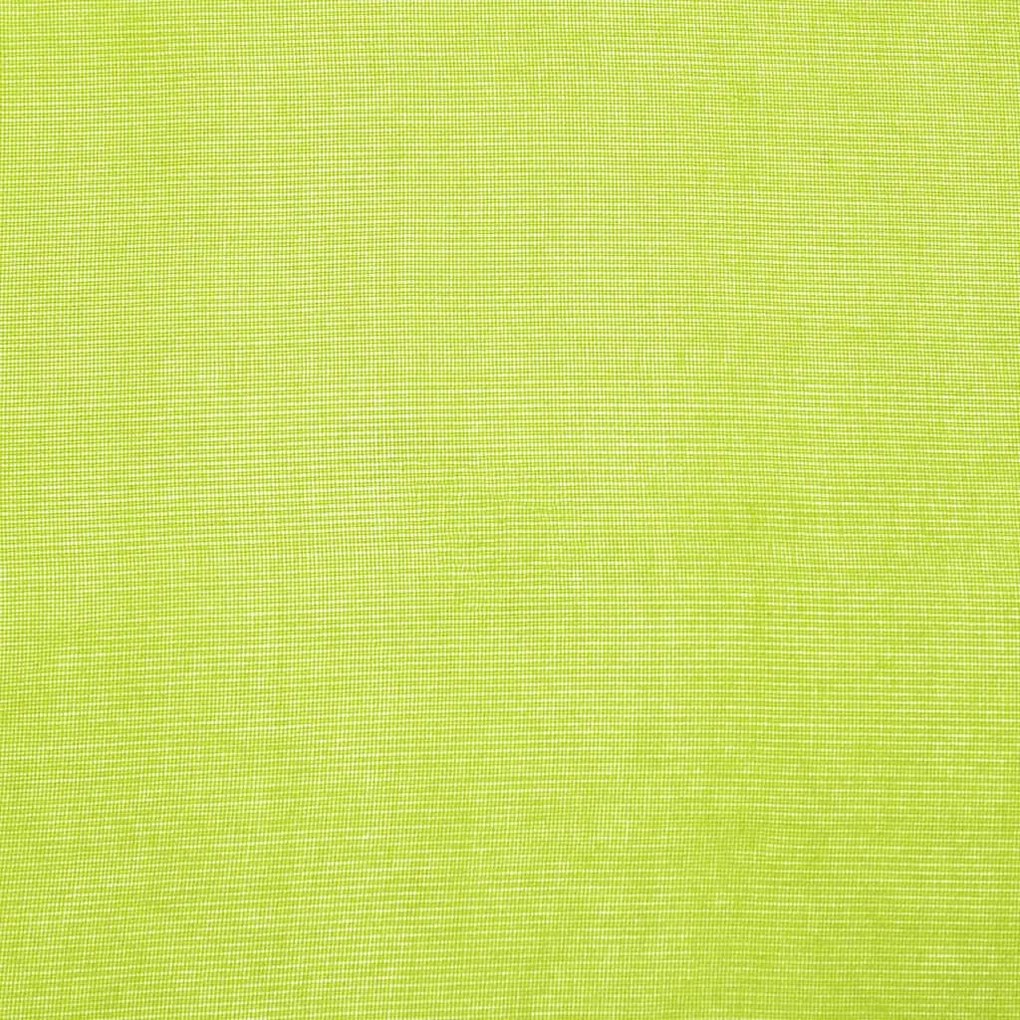 2 db almazöld fátyolfüggönyök rojtokkal 140x175 cm